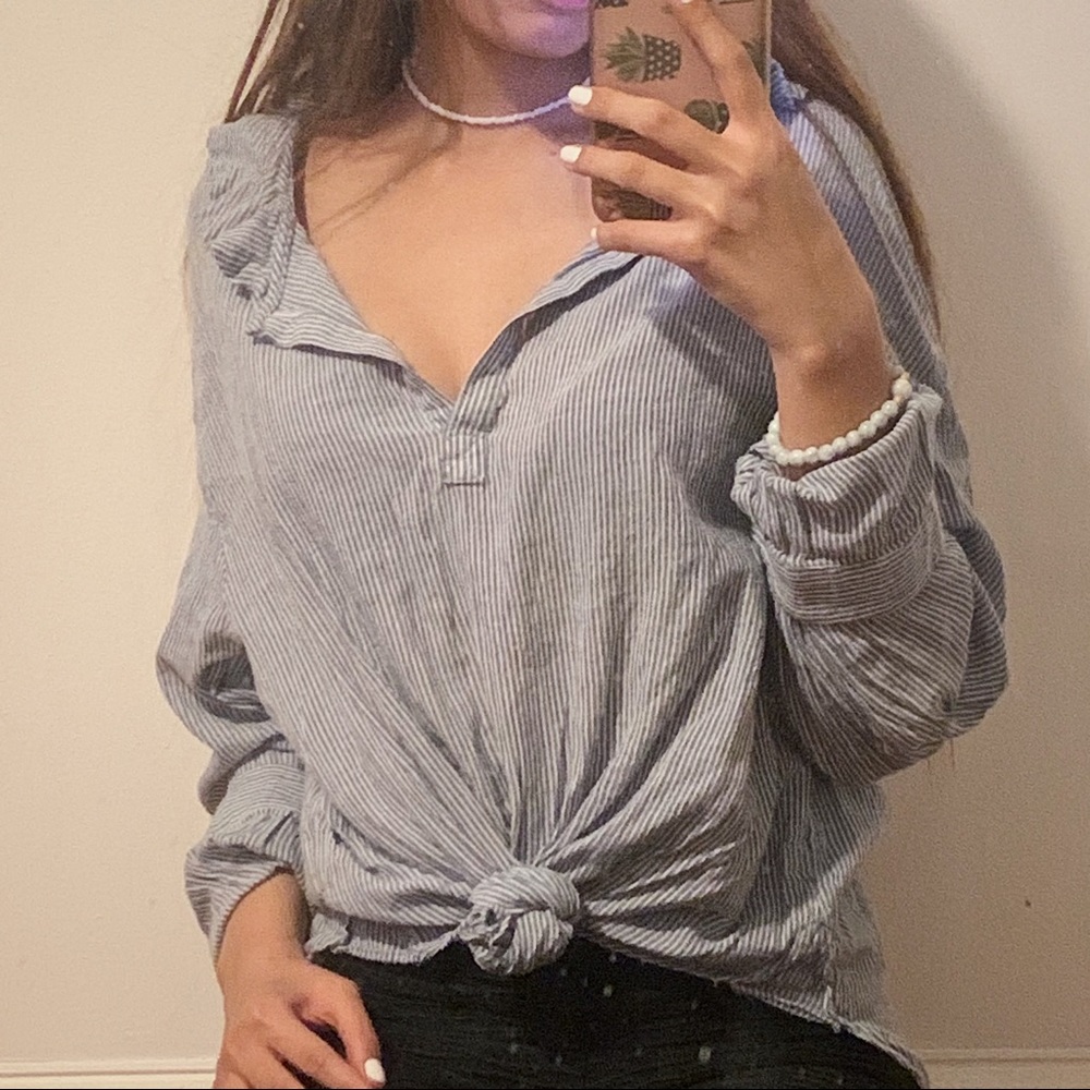 Fun2Fun Sailor Striped Blouse